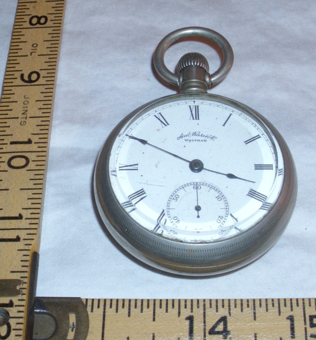 AM. WATCH CO. WALTHAM SILVER POCKET WATCH 1900s | eBay