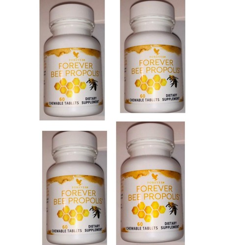 Forever Bee Propolis & Pollen セット 4 Pack - Forever Living BEE PROPOLIS TABLET - Natural Immune