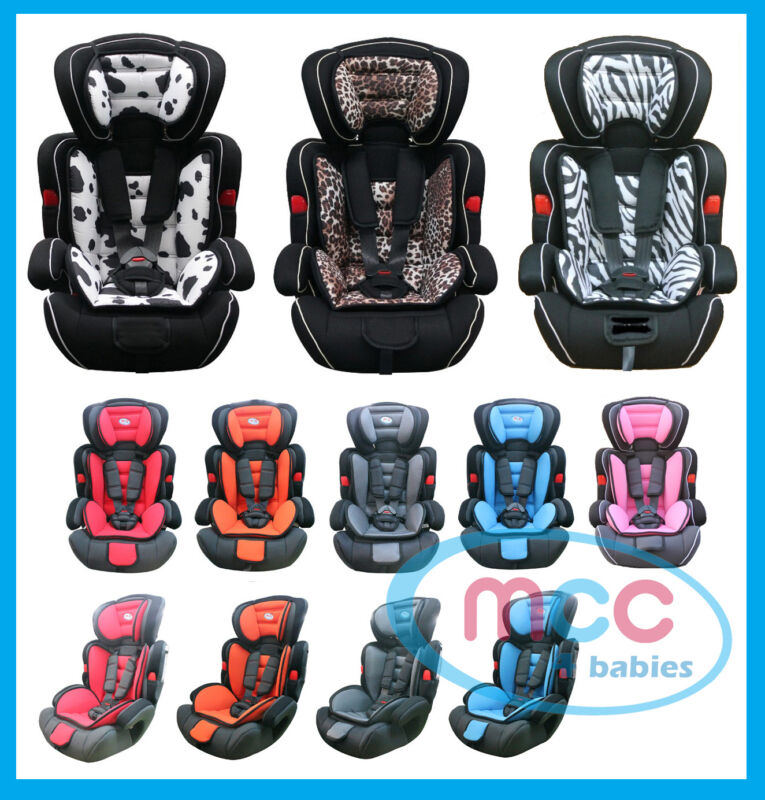 Mcc® 3 in 1 Baby Child Car Safety Booster Seat For Group 1/2/3 9-36kg ECE R44/04