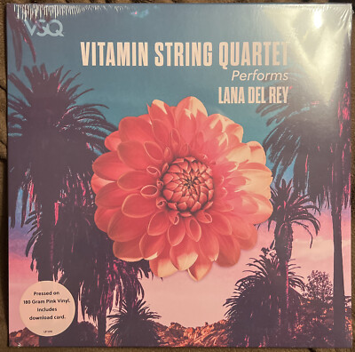 Vitamin String Quartet Performs Lana Del Rey 180 Gram Pink Colored Vinyl LP RARE