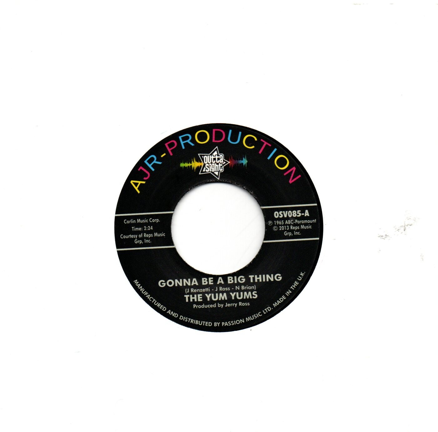 加7” Yum Yums / Saphires Gonna Be A Big Thing URS106 STARDUST RECORDS /00080 The Yum Yums – Gonna Be A Big Thing – Vinyl (7