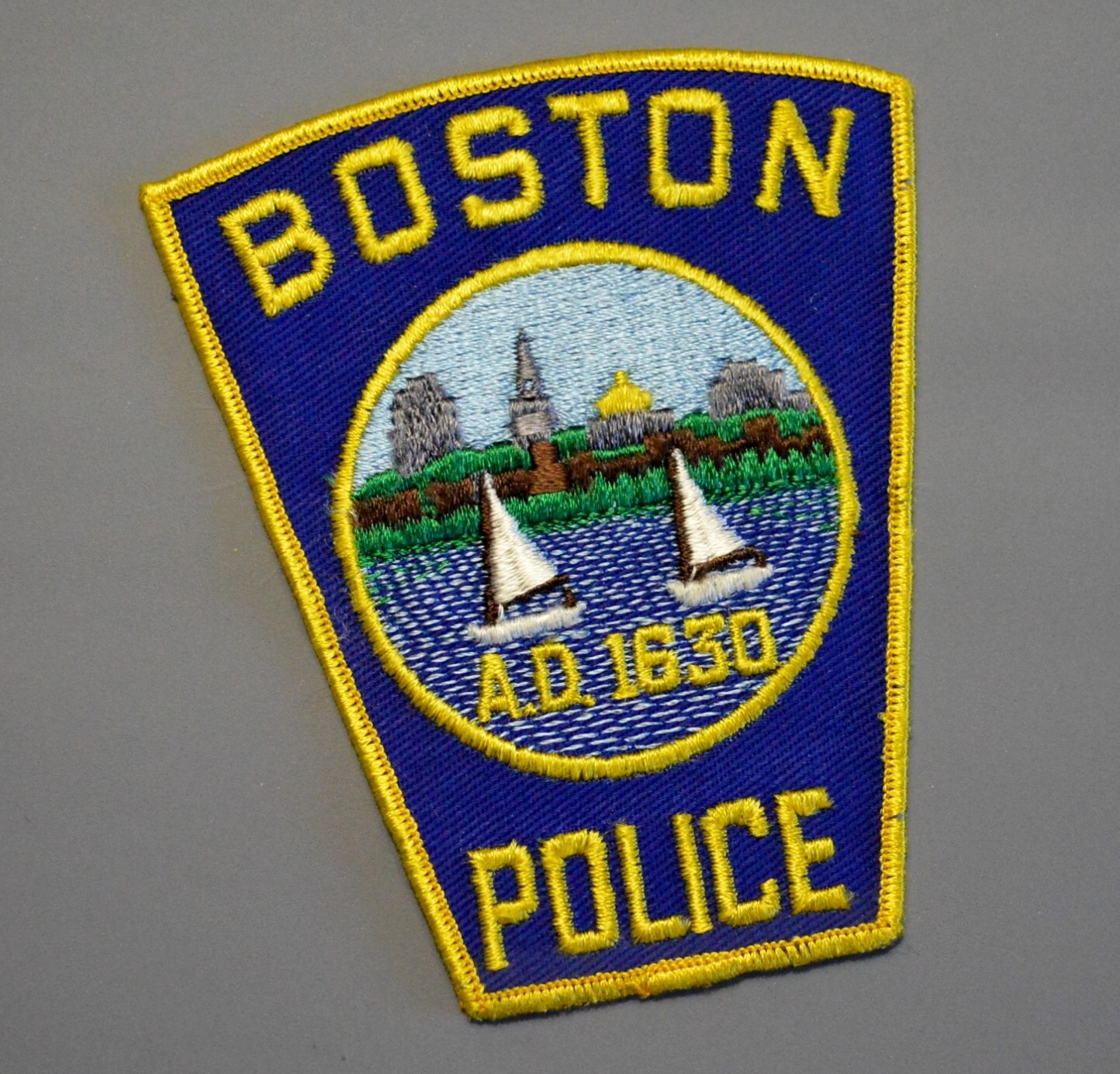 Boston Massachusetts Police Vintage 1960's version Patch ++