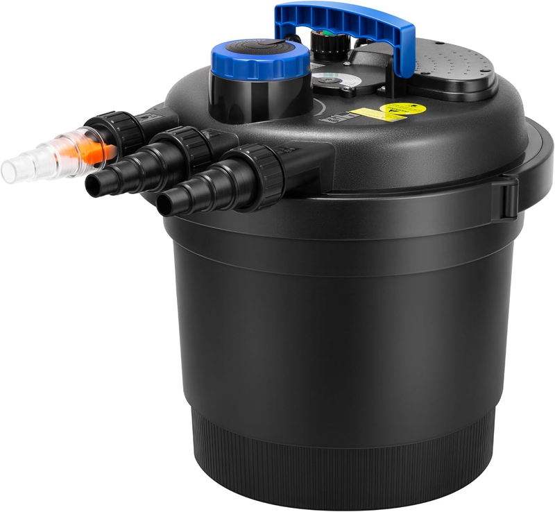 biofrap★ Bio Pressure Pond Filter with 13W Light, Max. Flow 2380GPH