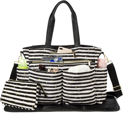 Diaper Bag Tote Baby Diaper Bag for Boys and Girls, Large Travel Diaper Tote for