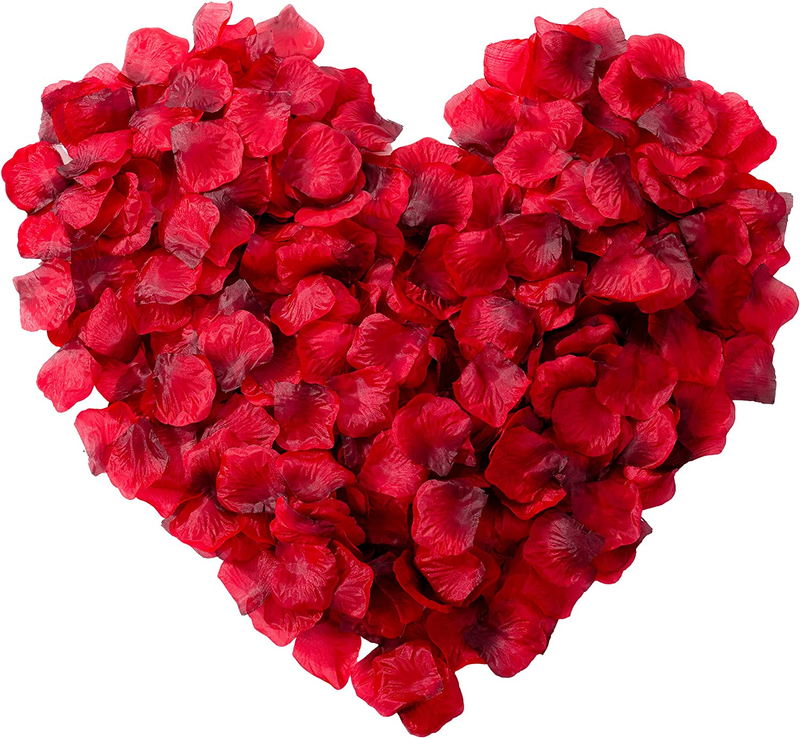 Rose Petals Dark Red 1000 Pcs, for Wedding Artificial Romant
