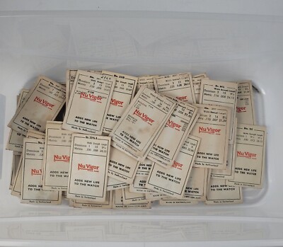 Nu Vigor Mainsprings - For Swiss Watches - NOS - Choose Your Size