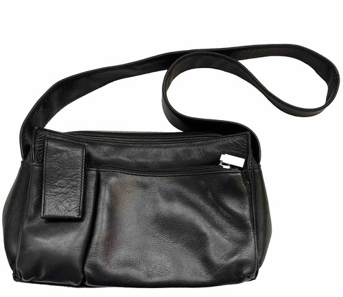PERLINA NEW YORK 本革　ブラックxゴールド　ミニリュック PERLINA NEW YORK 本革ブラックxゴールドミニリュック