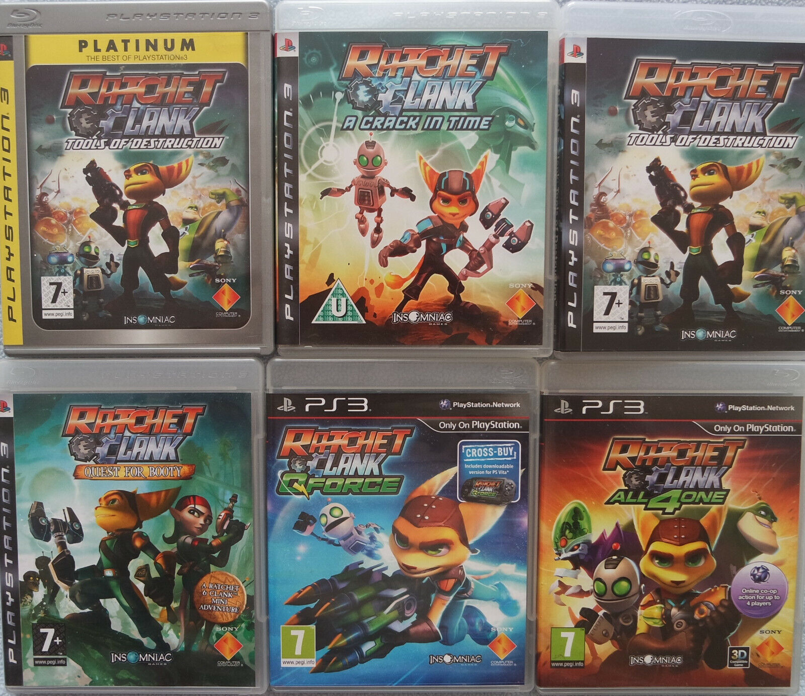 PS3 Ratchet & Clank Game for Kids and Children Buy 1 Or PS3 Ratchet & Clank Game for Kids and Children Buy 1 Or