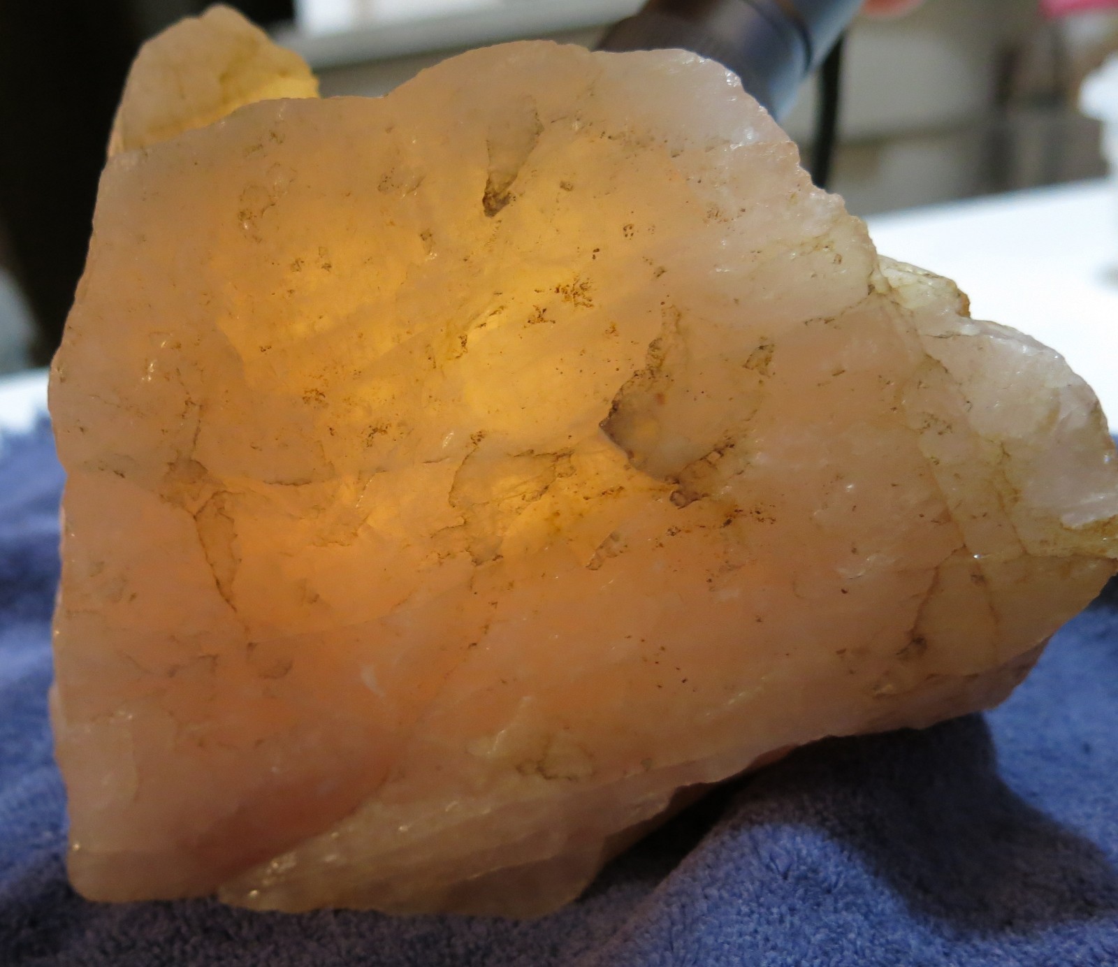 Large Rose Quartz Natural/Rough/Raw Specimen 1814g LOVE STONE