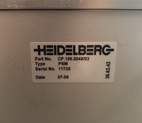 CPC 24   CP.186.0048. PSM  Heidelberg