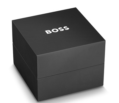 Pre-owned Hugo Boss Silver Mens Chronograph Watch Trace 1514004