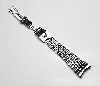    20mm STAINLESS STEEL Jubilee Bracelet with Solid End Links fits ROLEX!