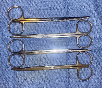 Centurion Curved Metzenbaum Scissors-lot of 4-5.5''