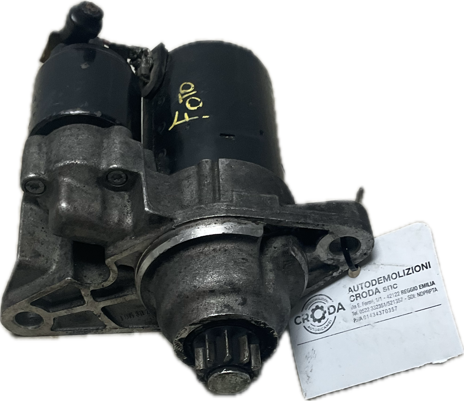 Motorino avviamento per modello VOLKSWAGEN SEAT codice 02T911023G 0001120400