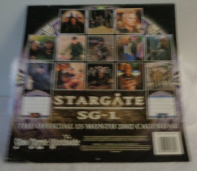 Stargate SG-1 2002 2004 Official Calendar Pre-owned