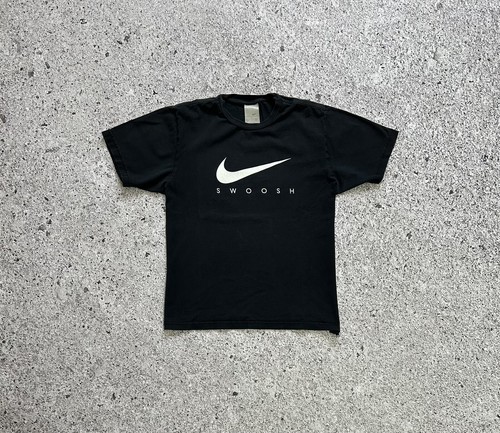 〆NIKE イヤーウォーマー (ブラック) 90s デッドストック Vintage tan 90s 00s Nike embroidered swoosh black tag era