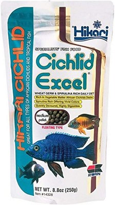 Hikari 8.8-Ounce Cichlid Excel Floating Pellets for Pets, Medium