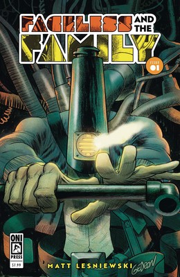 FACELESS AND THE FAMILY #1 GEDEON VAR  ONI  PRESS  COMICS  STOCK IMG 2023