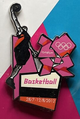Basketball Olympic Pin ~ 2012 London ~ North Greenwich Arena