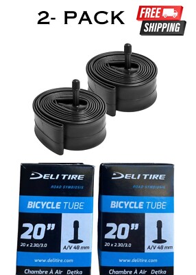 2 Pack Inner Tubes 20'' x 2.30 / 20 x 2.40 / 20 x 3.0  EBike Folding Fat Bicycle