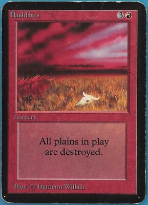 Flashfires Alpha HEAVILY PLD Red Uncommon MAGIC MTG CARD (ID# 427457) ABUGames