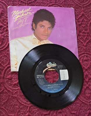 Michael Jackson - P.Y.T. Pretty Young Thing / Working Day & Night - 45rpm vinyl