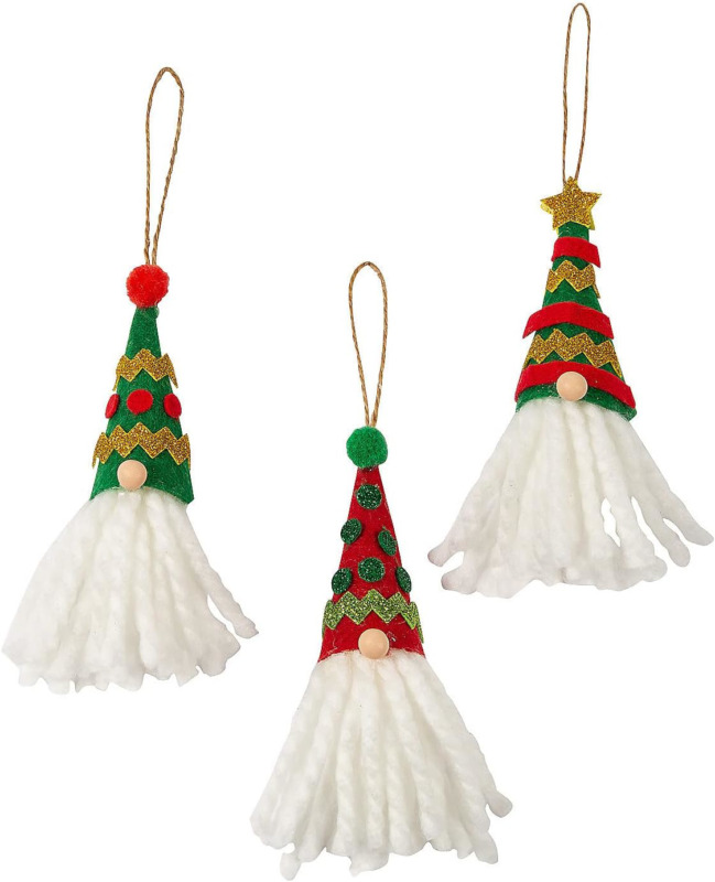 Gnome Christmas Ornament Craft Kit - Makes 6
