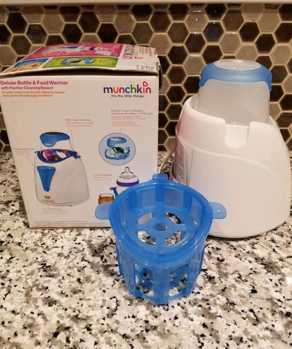 Munchkin Deluxe Baby Bottle & Food Warmer+ Pacifier Cleaning Basket Canadian