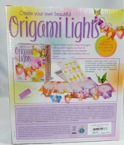 Lights Origam- Activity Set 4M 150cm long string lights w/10 light bulbs NIB