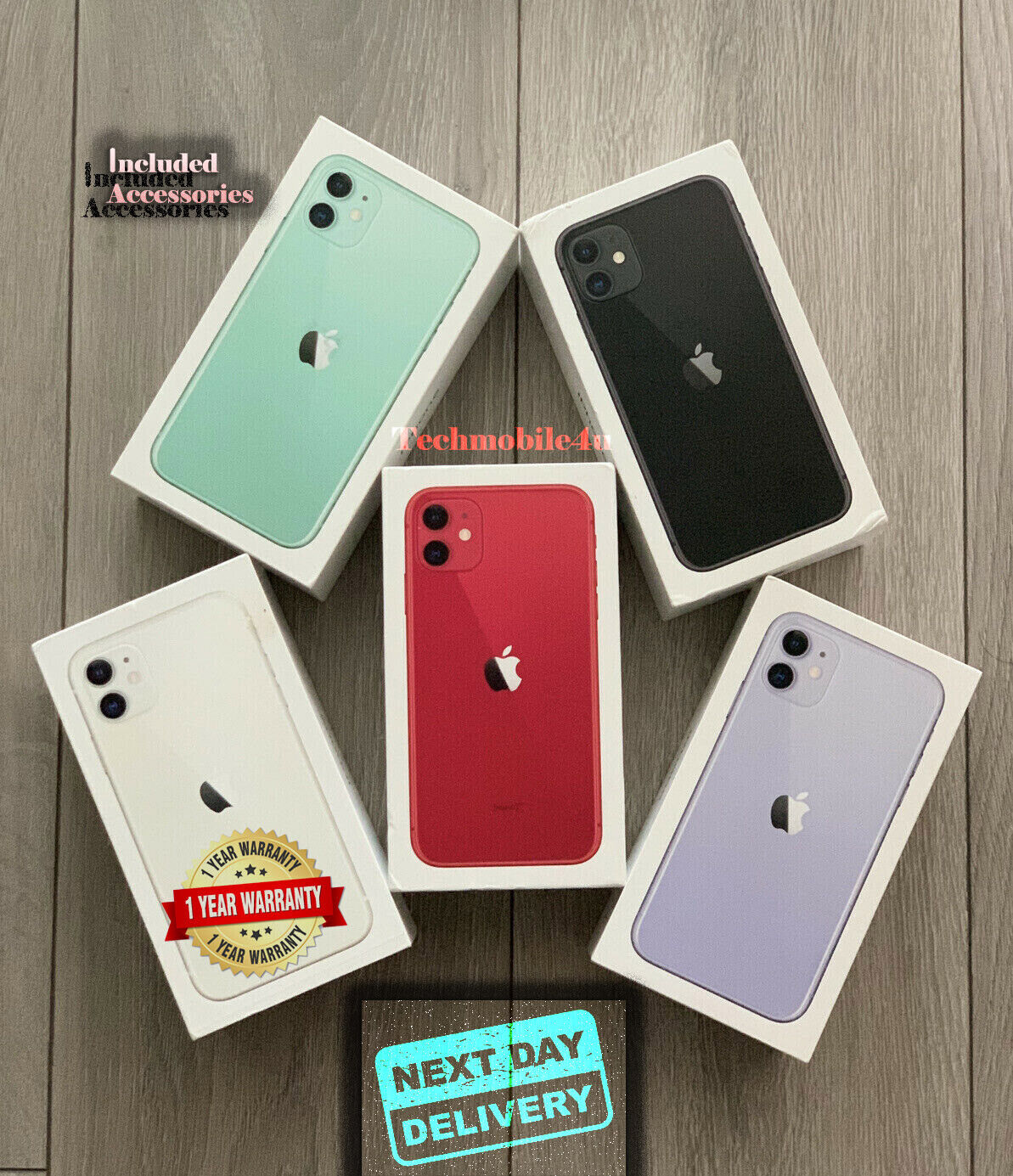 NEW Apple iPhone 11 -64GB 128GB 256GB- Unlocked IOS Smartphone in re-SEALED BOX NEW Apple iPhone 11 -64GB 128GB 256GB- Unlocked IOS Smartphone in re-SEALED BOX