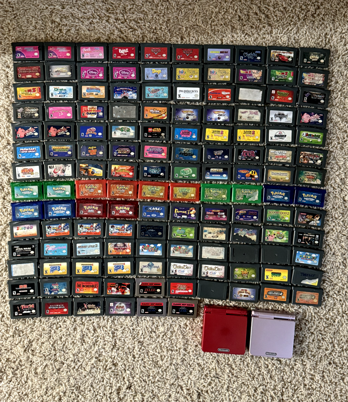 Nintendo Gameboy Advance GBA Authentic Video Games