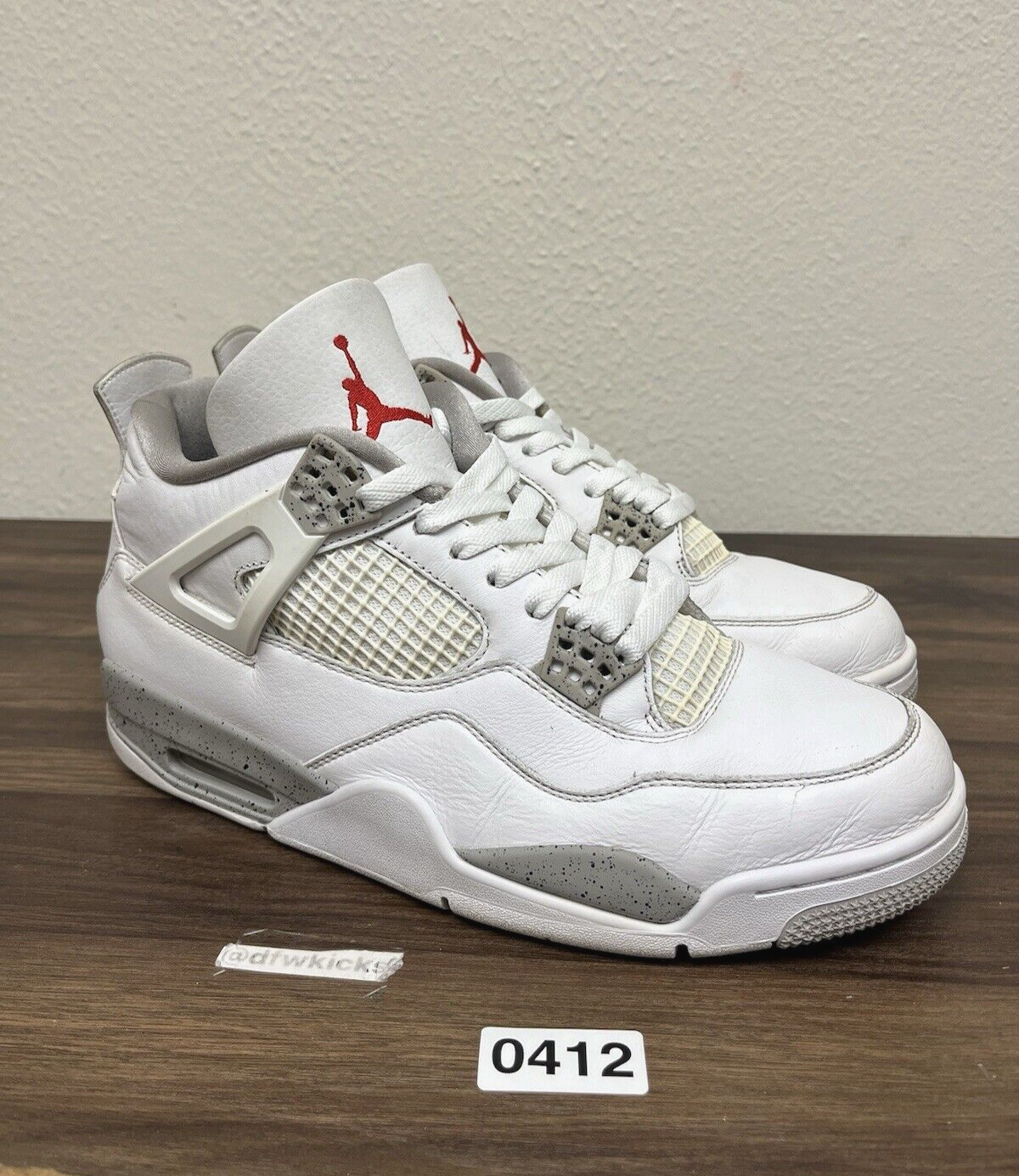 Size 11 - Jordan 4 Retro Mid White Oreo *412 | eBay