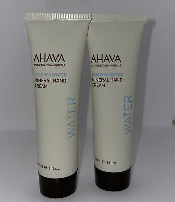 *LOT OF 2* Ahava Deadsea Water Mineral Hand Cream 1oz 30ml New As Pictured