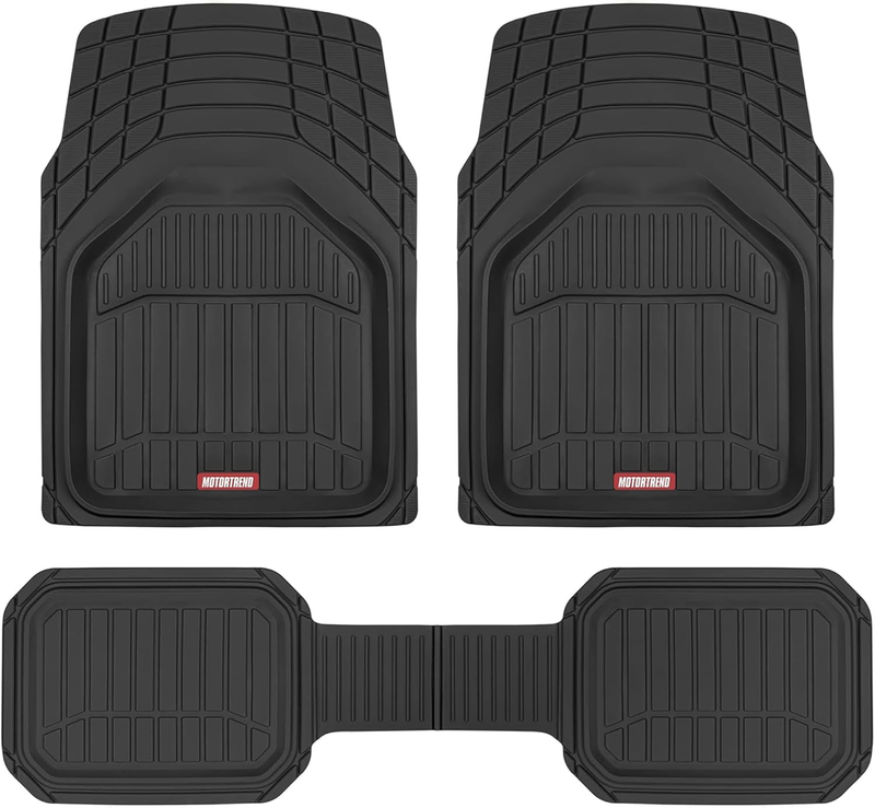 943-BK FlexTough Defender Car Floor Mats -Next Generation Deep Dish Heavy Duty C
