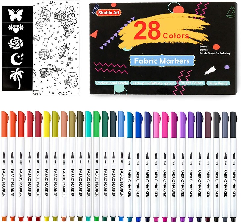 Permanent Pen Set For Paint Clothing T-shirt Textile Shoes Paint