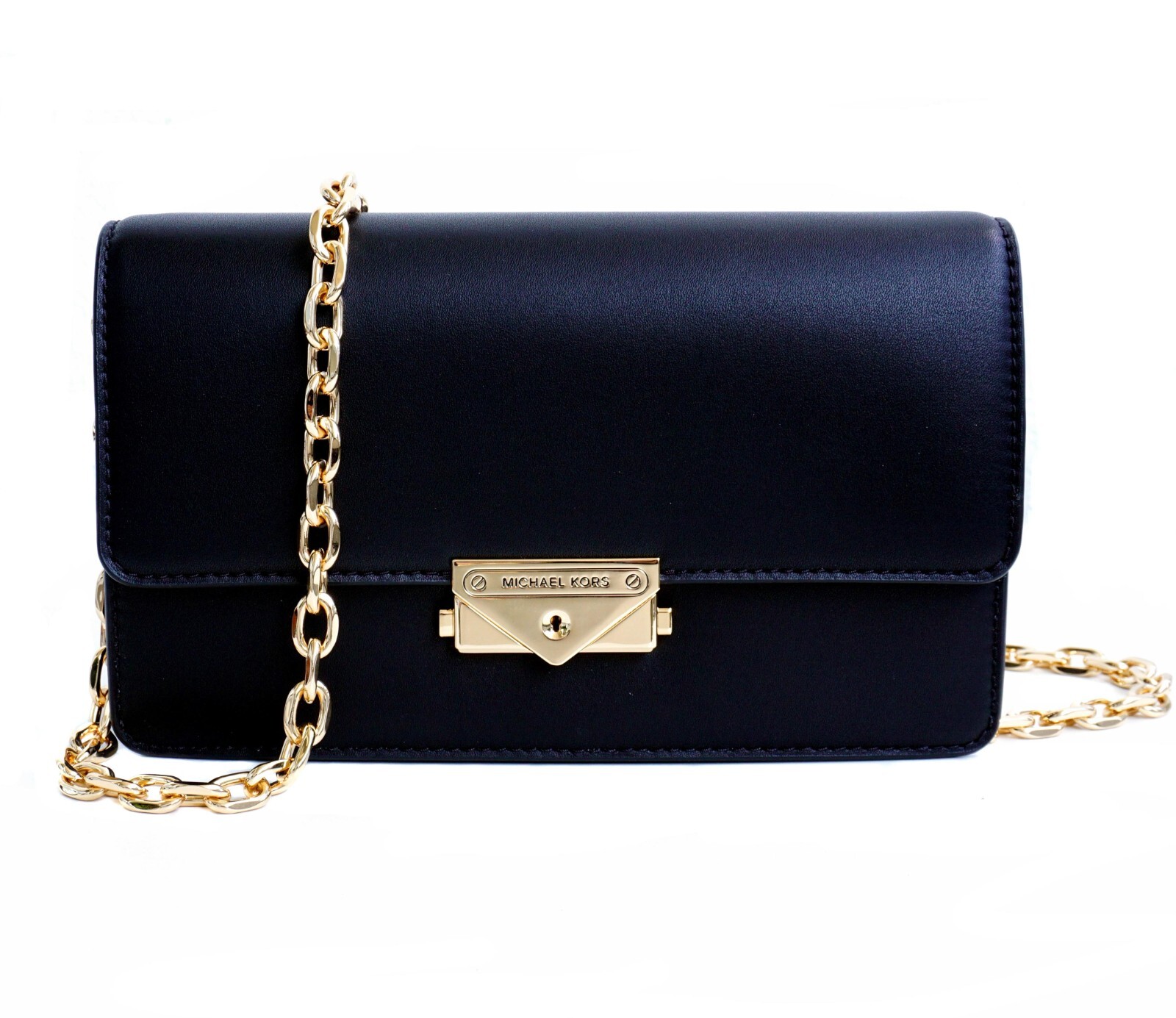 Женская сумка Michael Kors, сумка через плечо Cece MD со структурированным клапаном. Xbody Black New