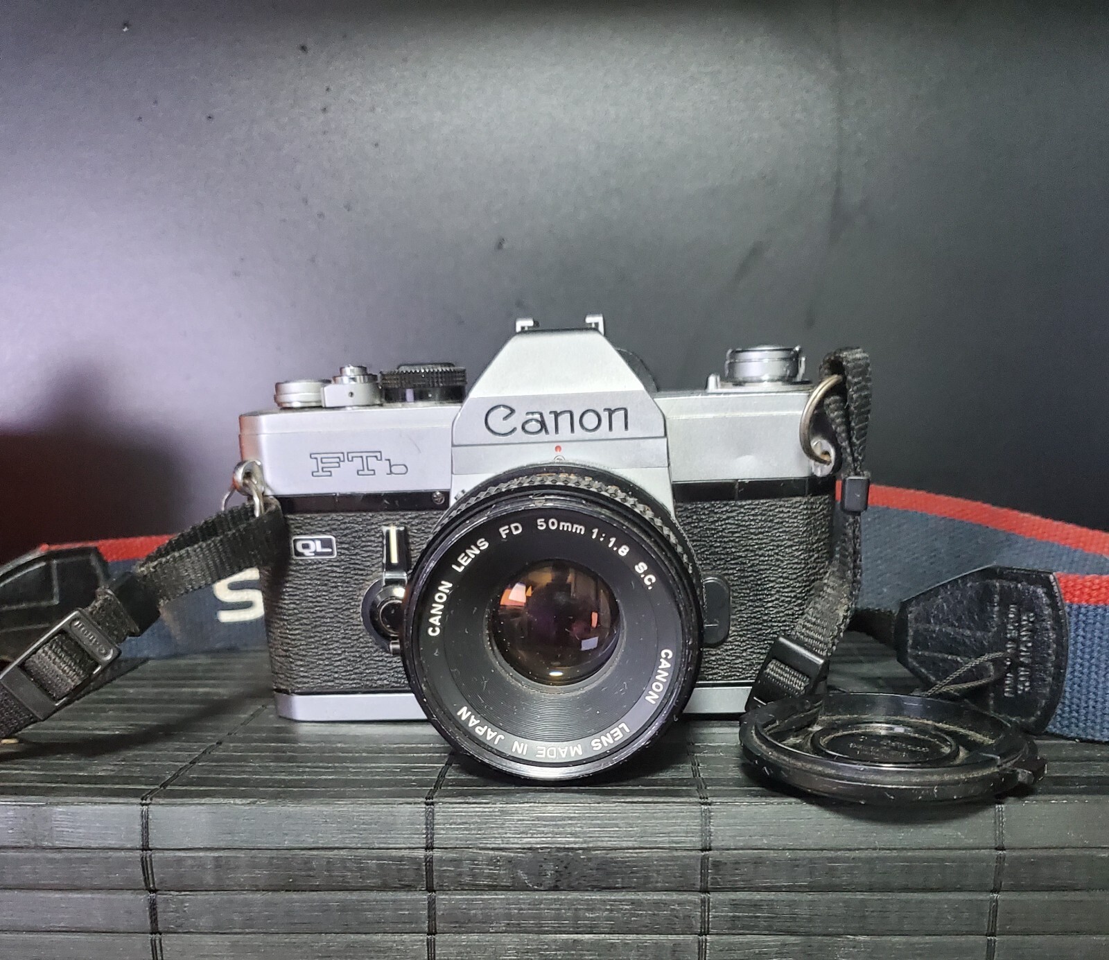 Canon - Canon FTb-N ブラツク+FD50mm/1.8 Canon FTb-N FTb QL Late Model Camera FD 50mm F/1.8 S.C Lens