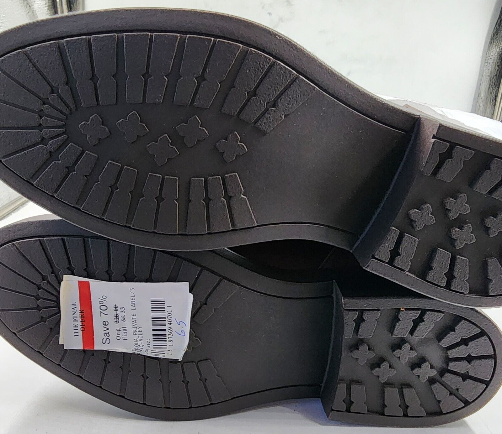 AQUA Riley Buckled Riding Boots Women's 6 Dark Brown Round Toe~ - Picture 11 of 15