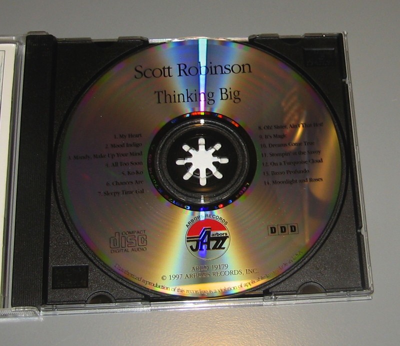 Scott Robinson - Thinking Big (CD, 1997, Arbors Records) Jazz