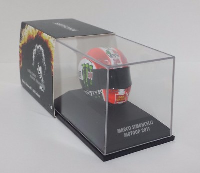 Simoncelli Modèle Diecast Miniature AGV Casque 1/8 Motogp 2011 RAR