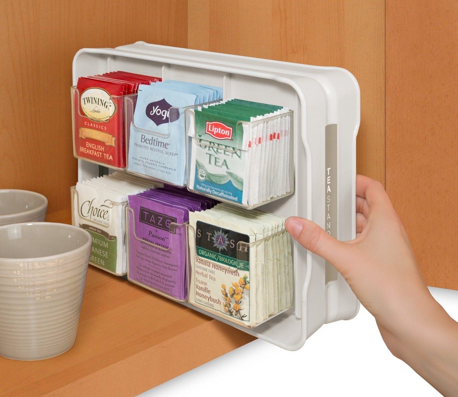 Estantes organizador Despensa Cocina plástico White