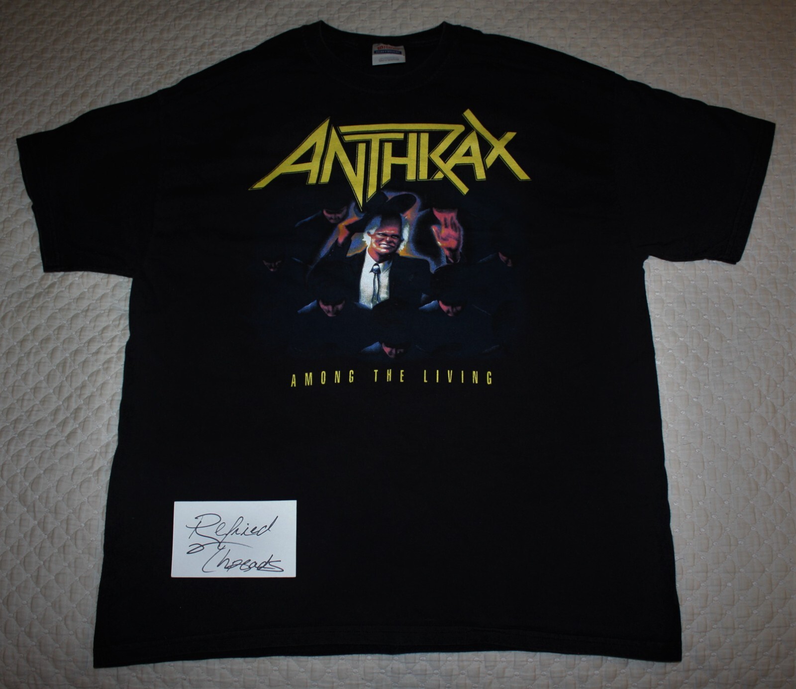 ANTHRAX AMONG THE LIVING Tシャツ Mサイズ 新品 ANTHRAX AMONG THE LIVING Short Sleeve T Shirt Full Size S
