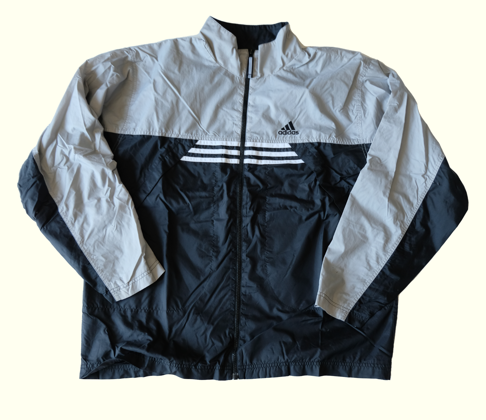 MENs RUNNING TRACK YEEZY VINTAGE USA Y2K 1990s ADIDAS EQUIPMENT JACKET : SZ  L