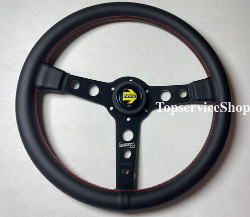 MOMO prototipo 350mm 14' Genuine Leather Thickened Spoke