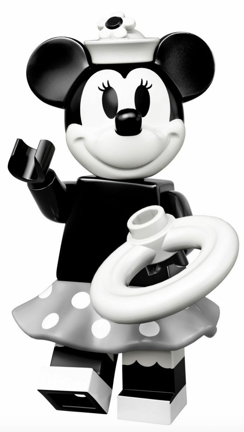 Minifigure:Vintage Minnie from Classic Disney:Lego New Disney Series 2 Collectible Minifigures 71024 Figures You Pick! 
