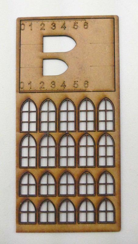 Fenster Im Gotischen Stil, FÃ¼R Tabletop 28-30 Mm