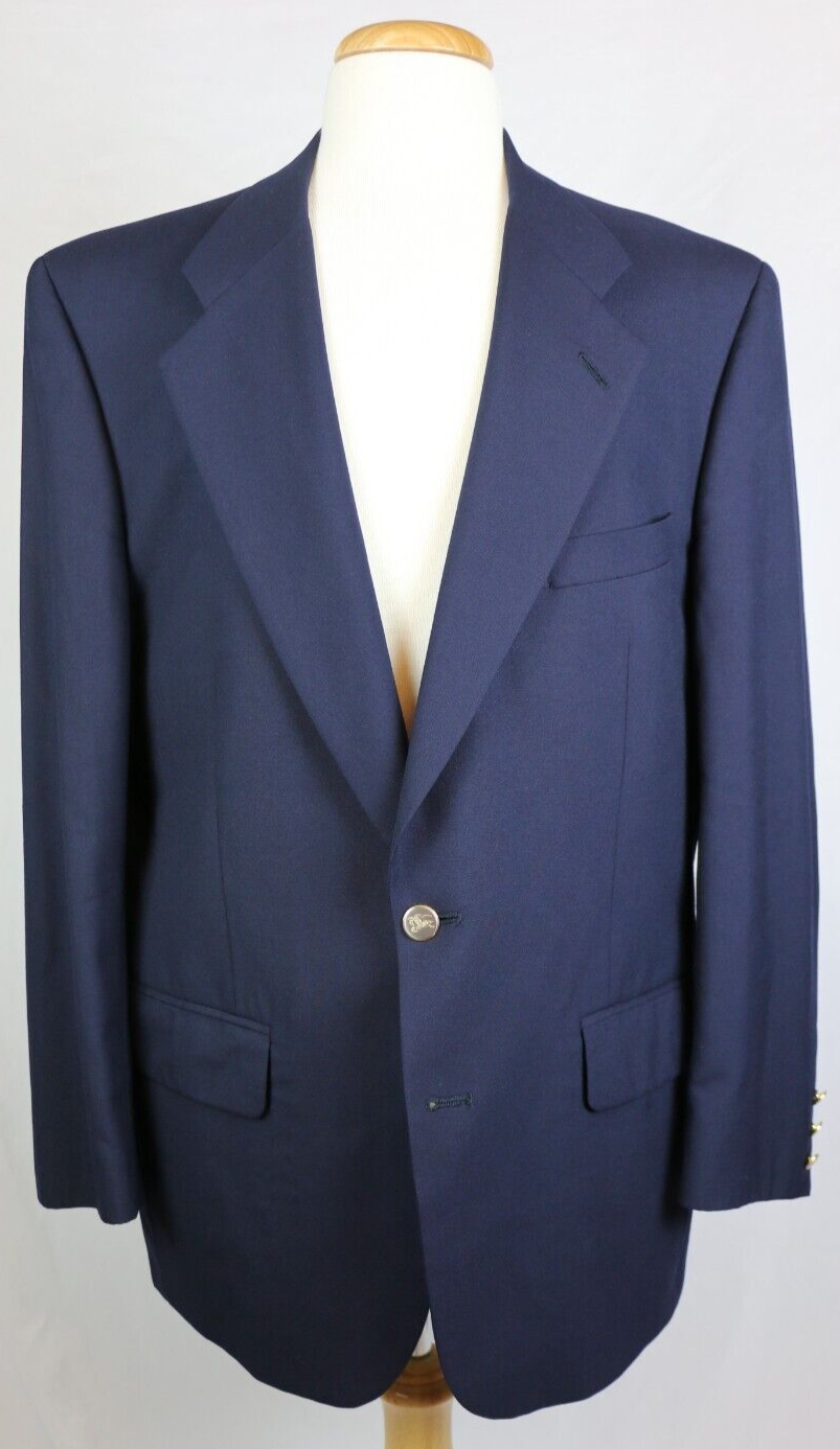 Burberrys ネイビー ジャケット Burberrys Navy Blue Mens Suit Jacket Blazer 2 Button Notch