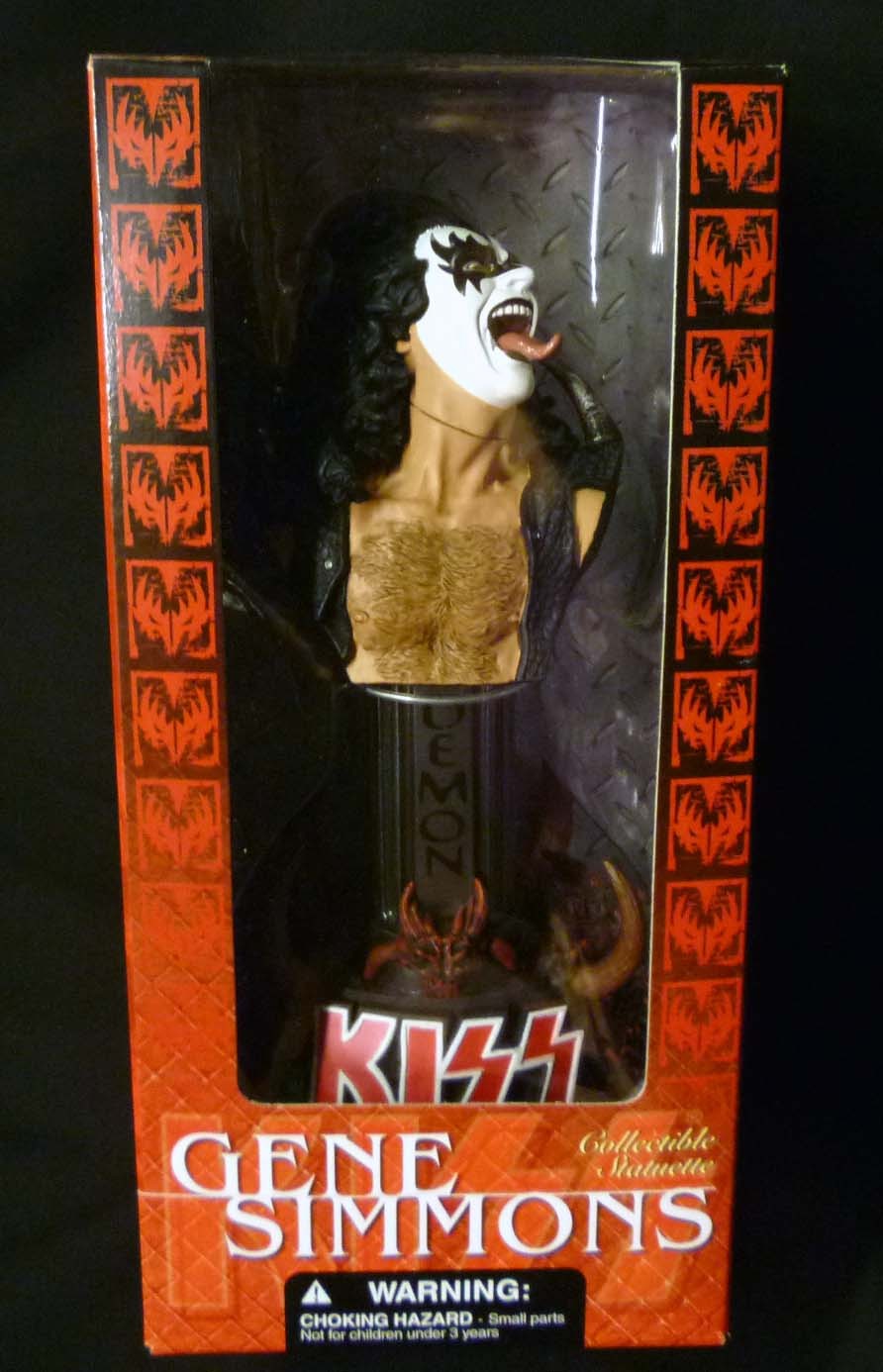 Gene Simmons KISS Bust Statue New 2002 The Demon McFarlane