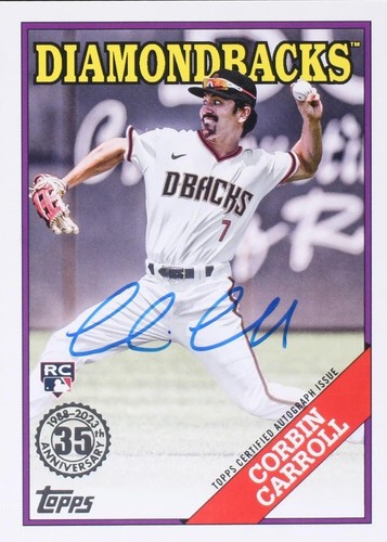 2023 Topps Series 1 - Corbin Carroll #88BA-CAR