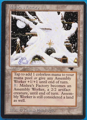 Mishra's Factory (d Winter) Antiquities PLD Land Rare CARD (475563) ABUGames
